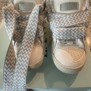 Lanvin Sneakers with Patterned Laces